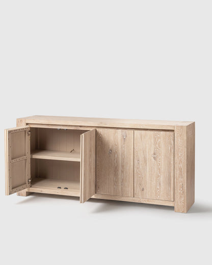 Reclaimed Oak Sideboard - One Size / Cafe Brown