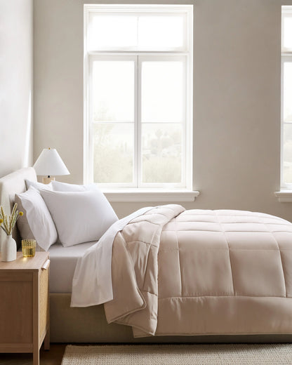 Bamboo Comforter - Twin / Soft Pink