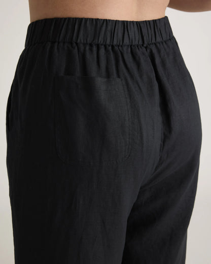 100% European Linen Pants - 1X / Bayberry Olive