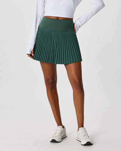 Court Sport Pleated Tennis Skirt - XS / Azul Blue