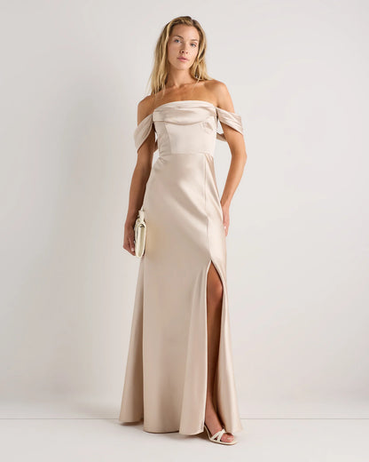 Aurora Stretch Satin Convertible Dress - 0 / Garden Sage Green