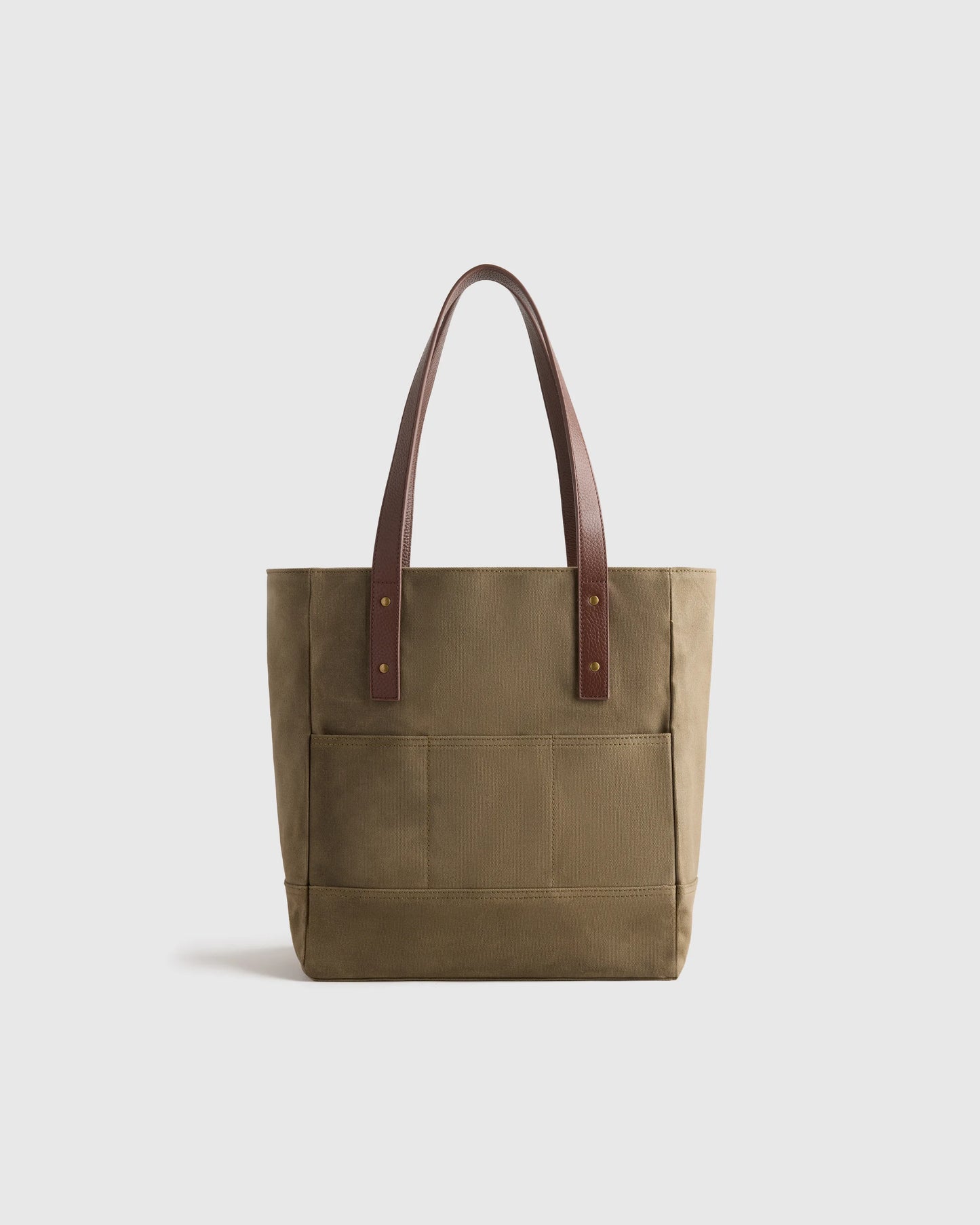 Waxed Canvas Utility Tote - One Size / Black