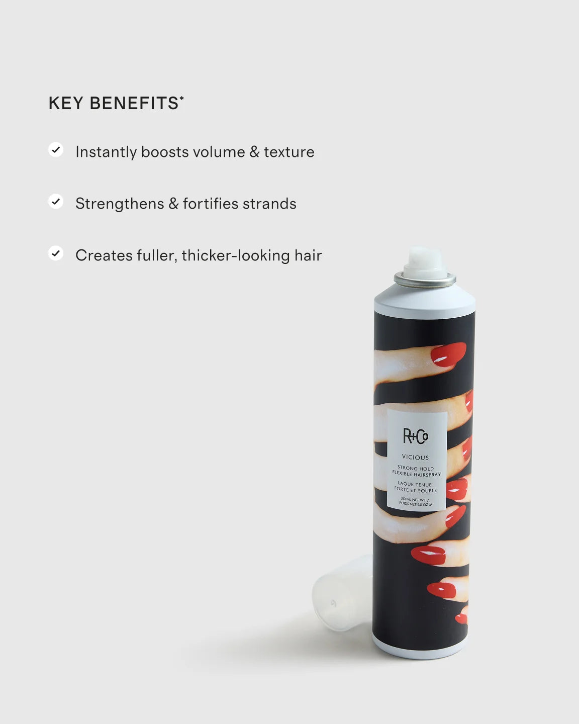 Vicious Strong Hold Hairspray by R+Co - One Size / No Color