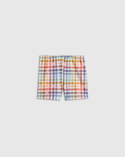 Organic Cotton Cartwheel Shorts - 6 / Soft Rose