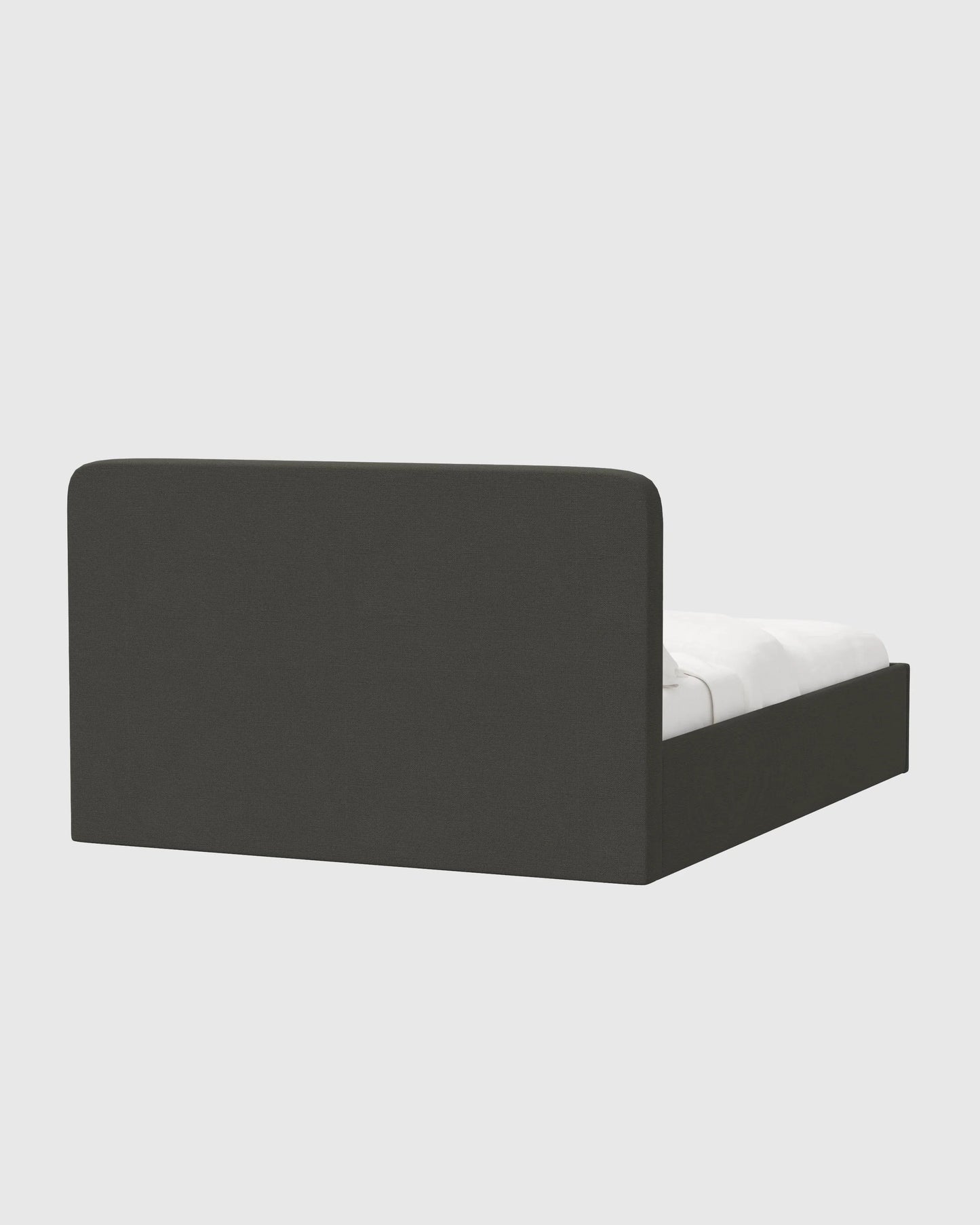 100% Linen Curved Bed - Full / Canvas