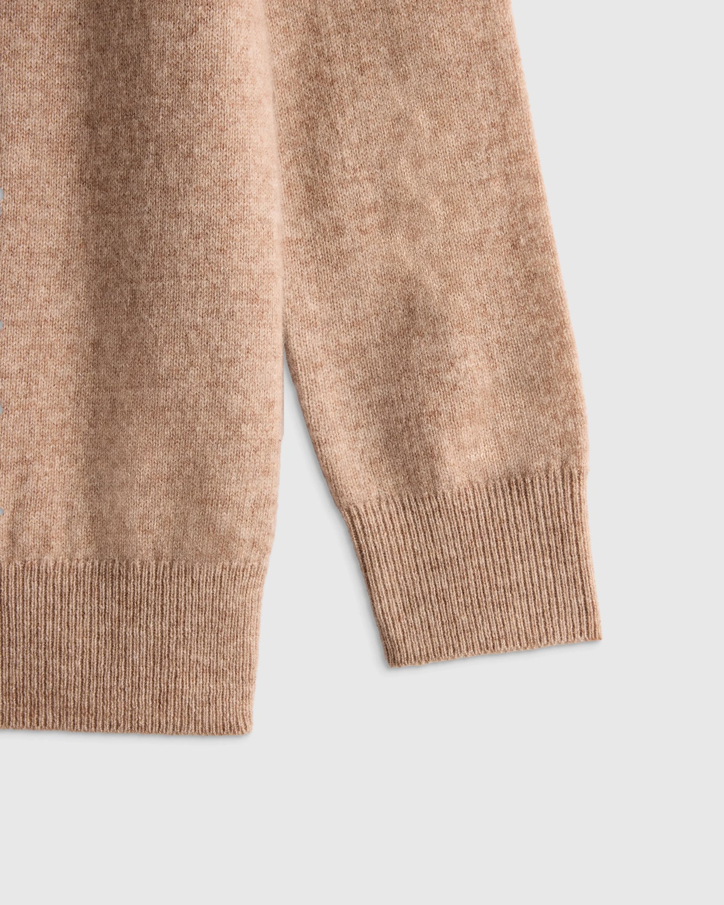 Washable Cashmere Crewneck Sweater - 6 / Heather Grey