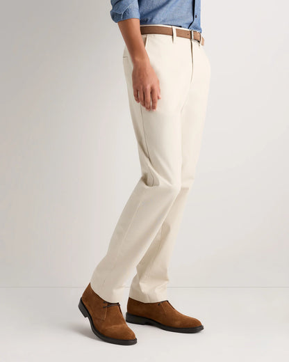 Organic Cotton Stretch Chino Pants - Straight - 30X30 / Stone