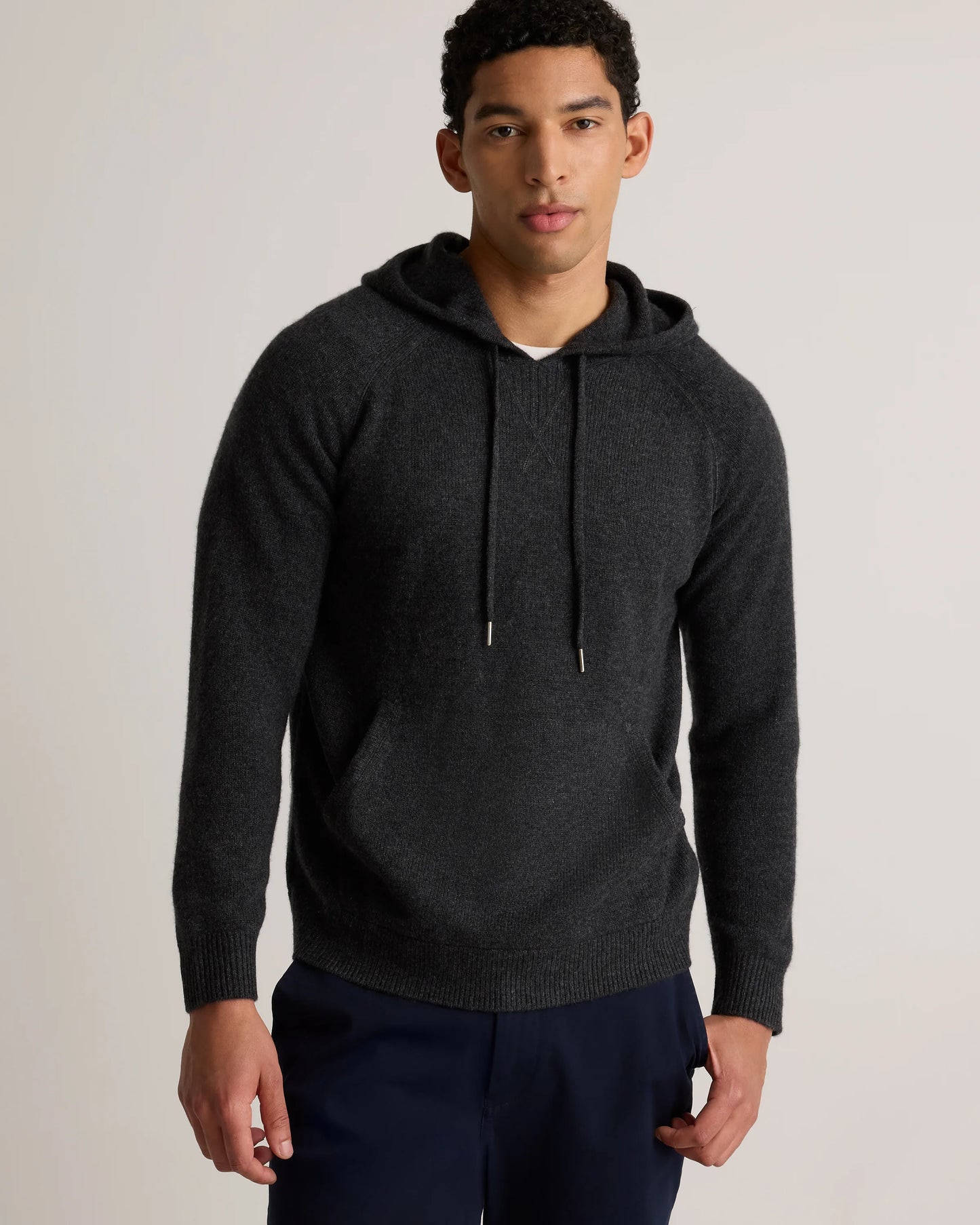Mongolian Cashmere Pullover Hoodie - XS / Sea Spray Green