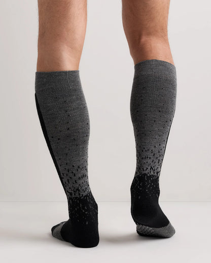 Alpaca Lightweight Ski Socks (3-Pack) - S / White/Navy