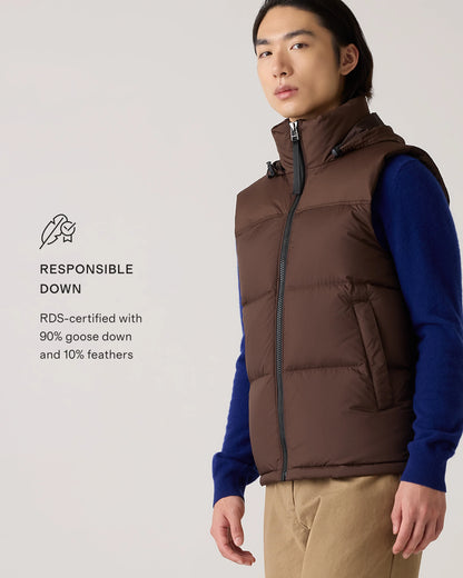 Responsible Down Puffer Vest - S / Carbon Grey