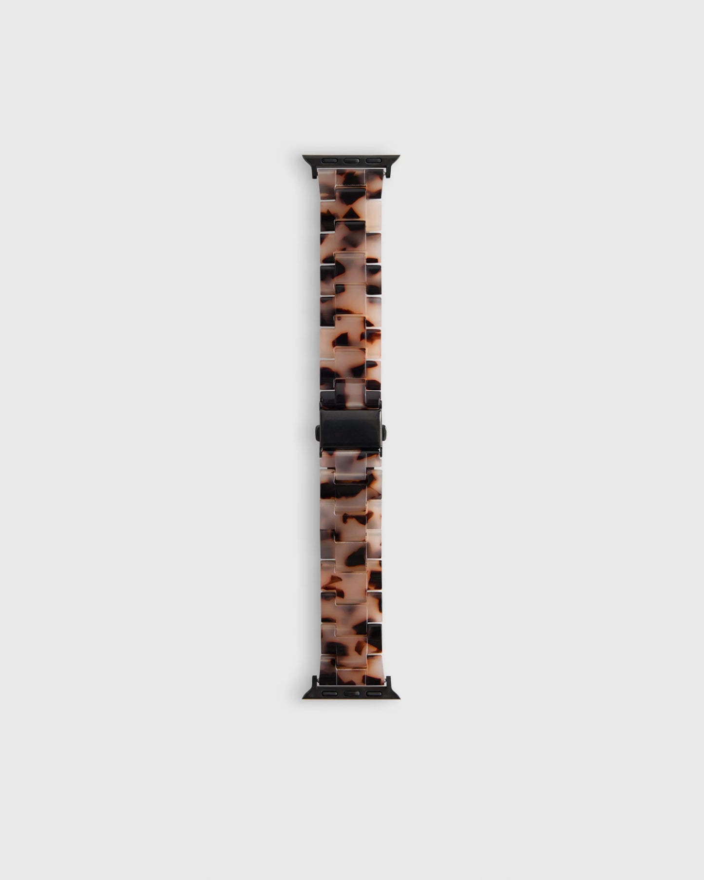 Acetate Smartwatch Band - 38mm - 42mm / Grey Tortoise