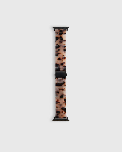Acetate Smartwatch Band - 38mm - 42mm / Grey Tortoise