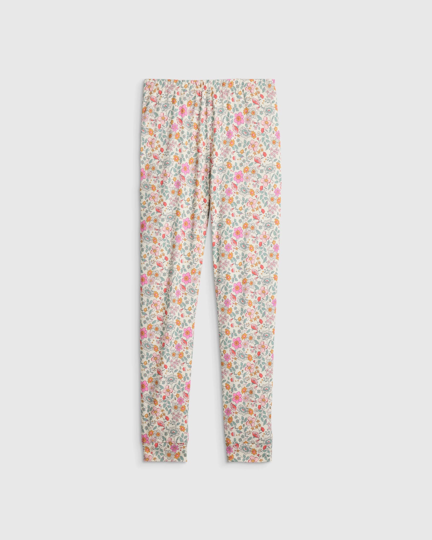 Bamboo Long Sleeve and Pant Pajama Set - 2T / Wildflower Dreams
