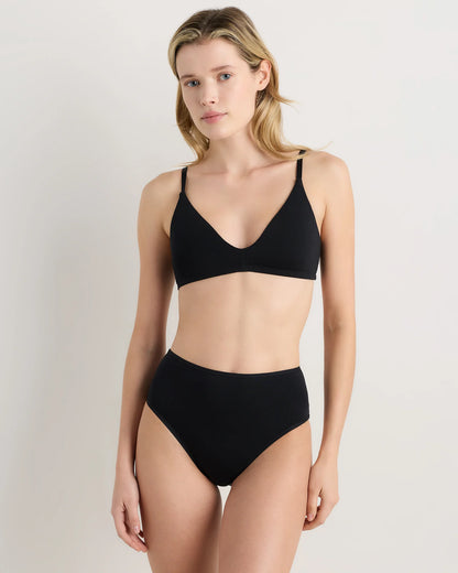 Organic Cotton High-Waisted Brief (6-Pack) - XS / Sand
