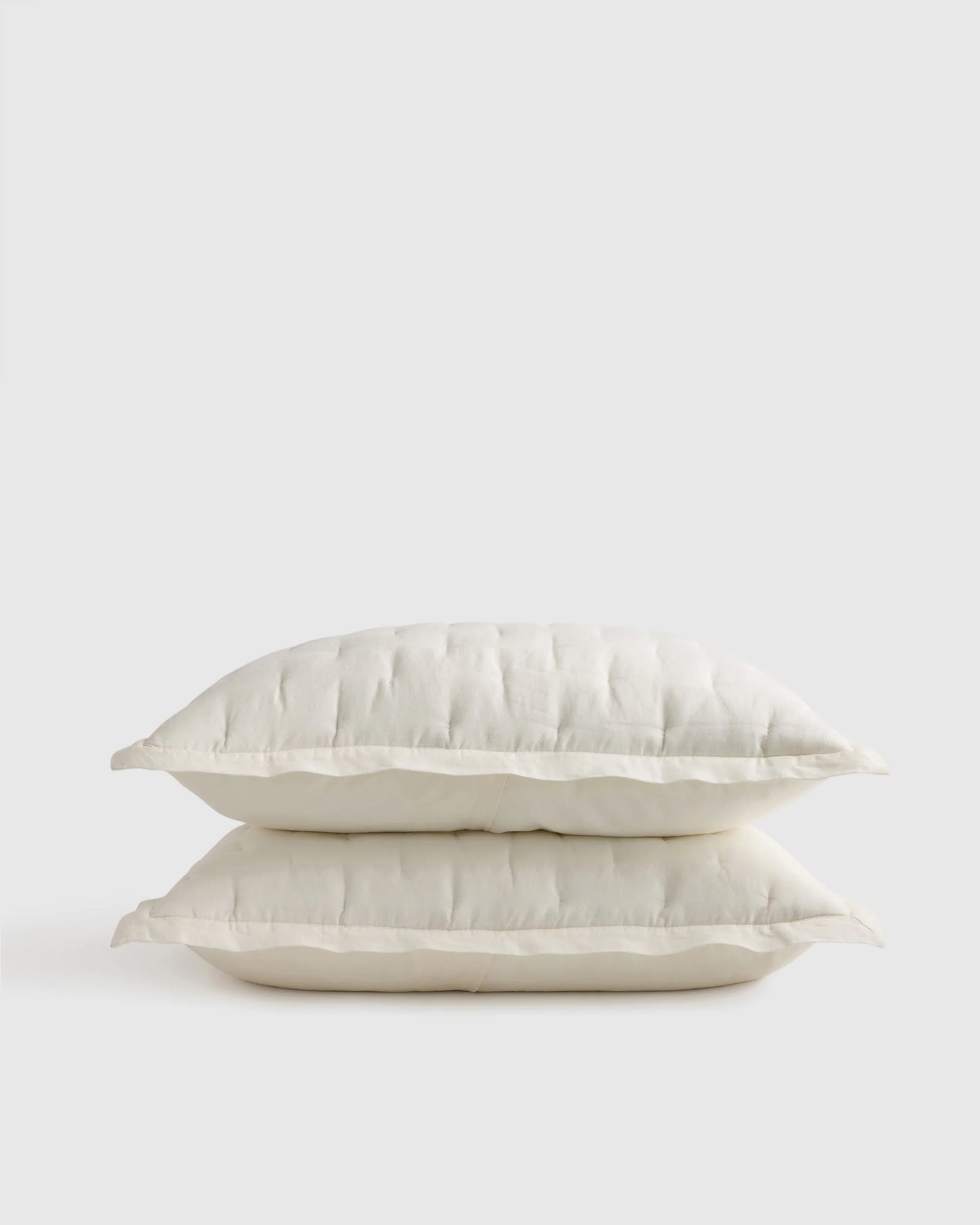 European Linen Dream Sham Set - Standard / Dusty Olive