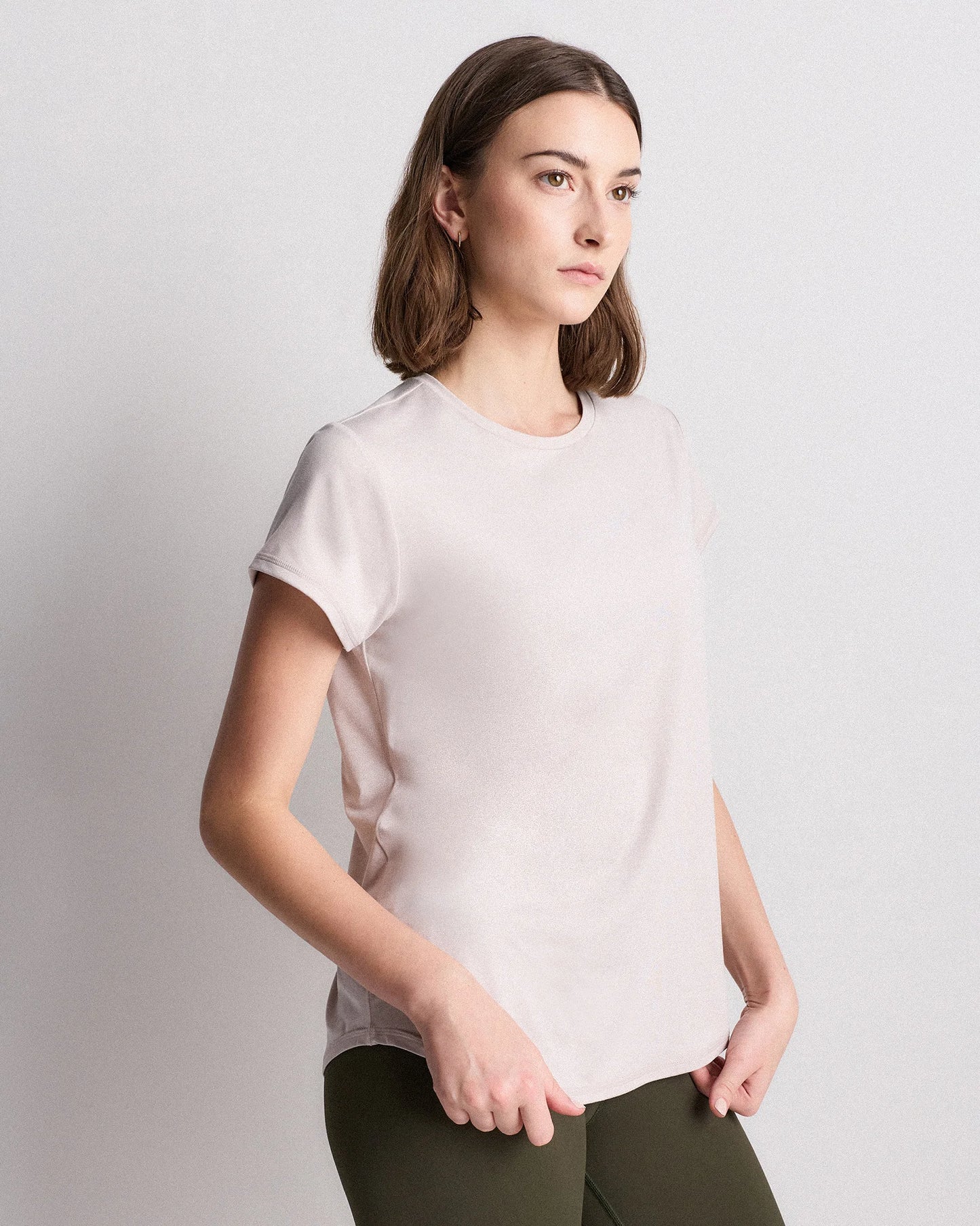 Flowknit Breeze Tee - XS / Heather Green