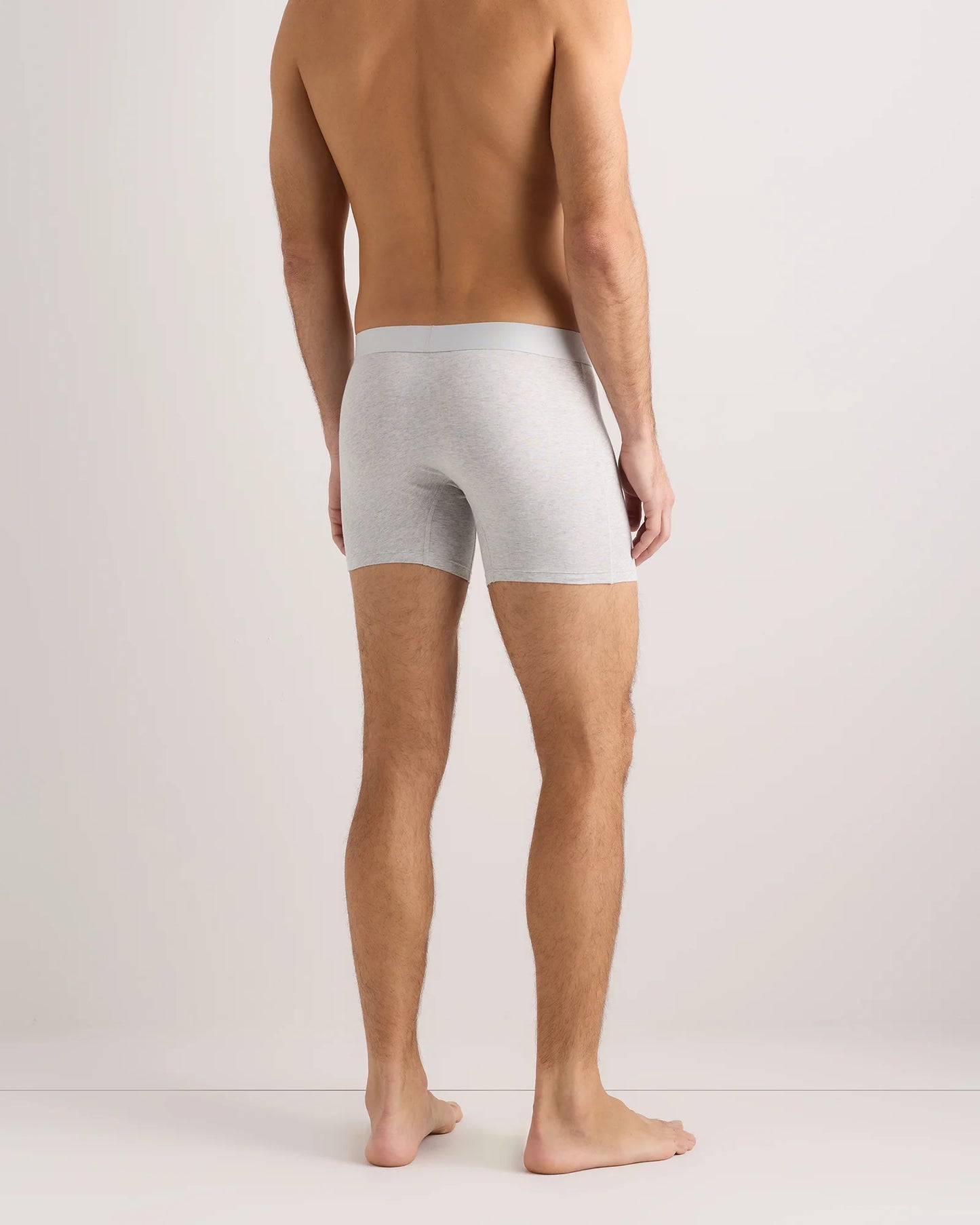 Organic Cotton 4'' Trunk (3-pack) - XS / Light Grey