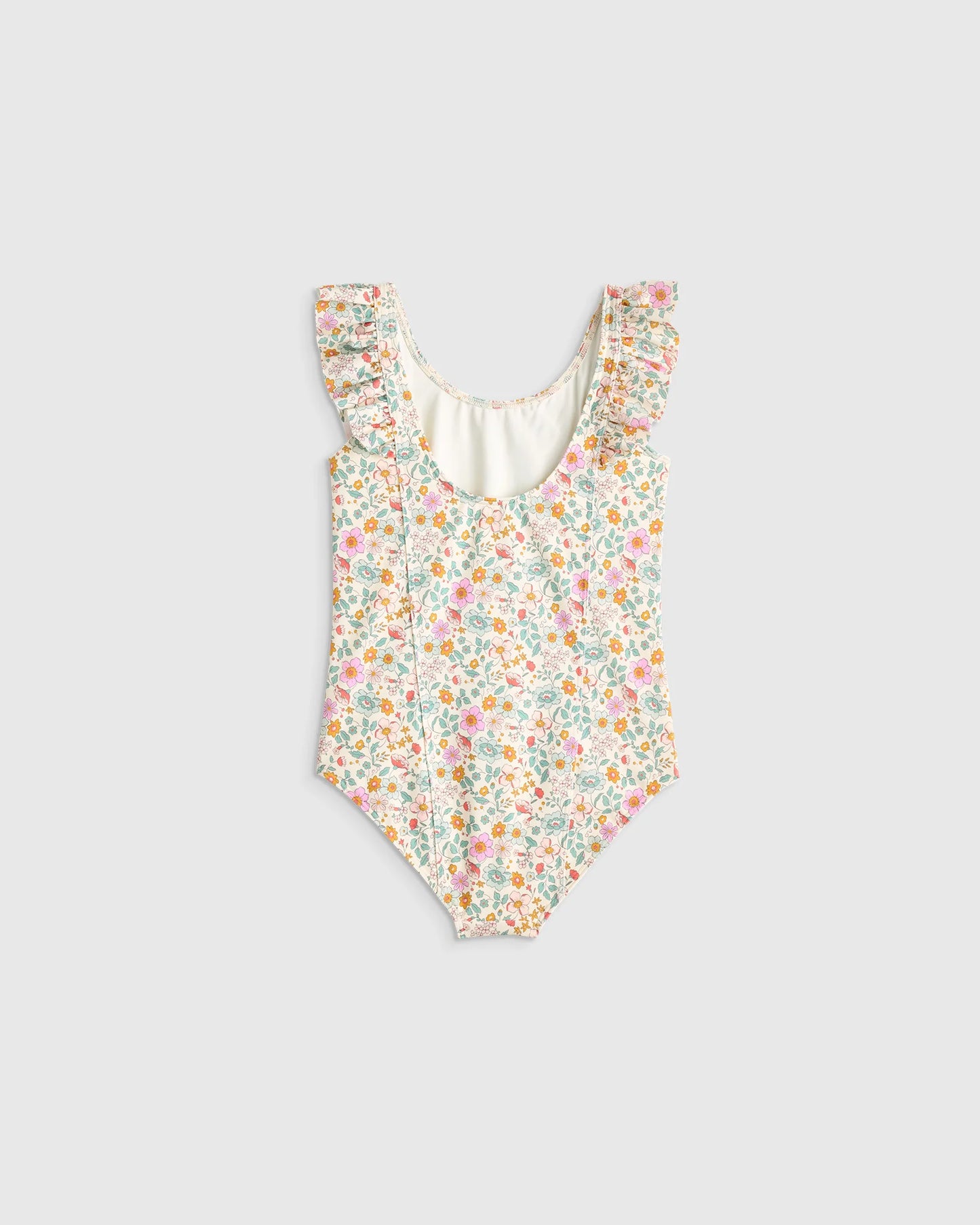 Ruffle One Piece Swimsuit - 6 / Soft Ditsy Floral