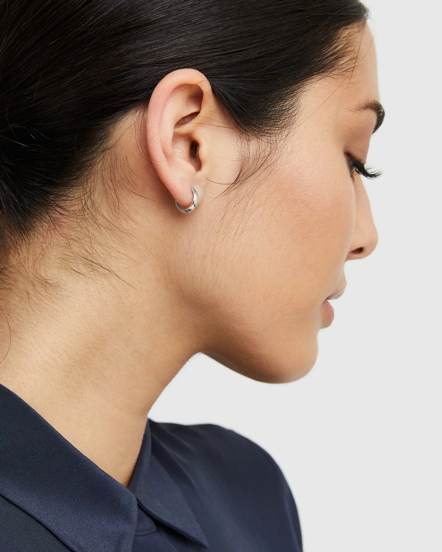 14K Gold Bold Hoops - One Size / Yellow Gold