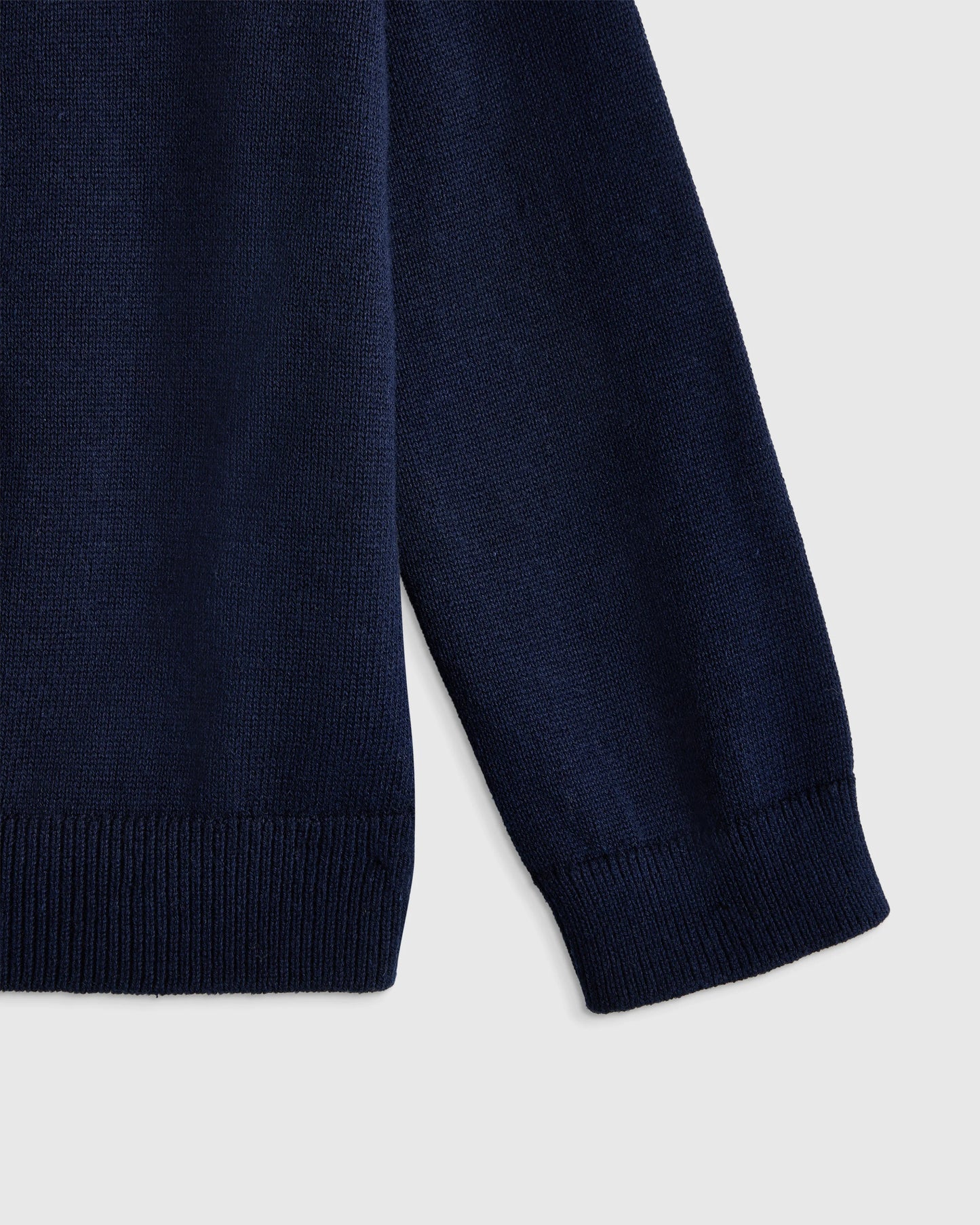 100% Organic Cotton Crewneck Cardigan - 0-3M / Ivory