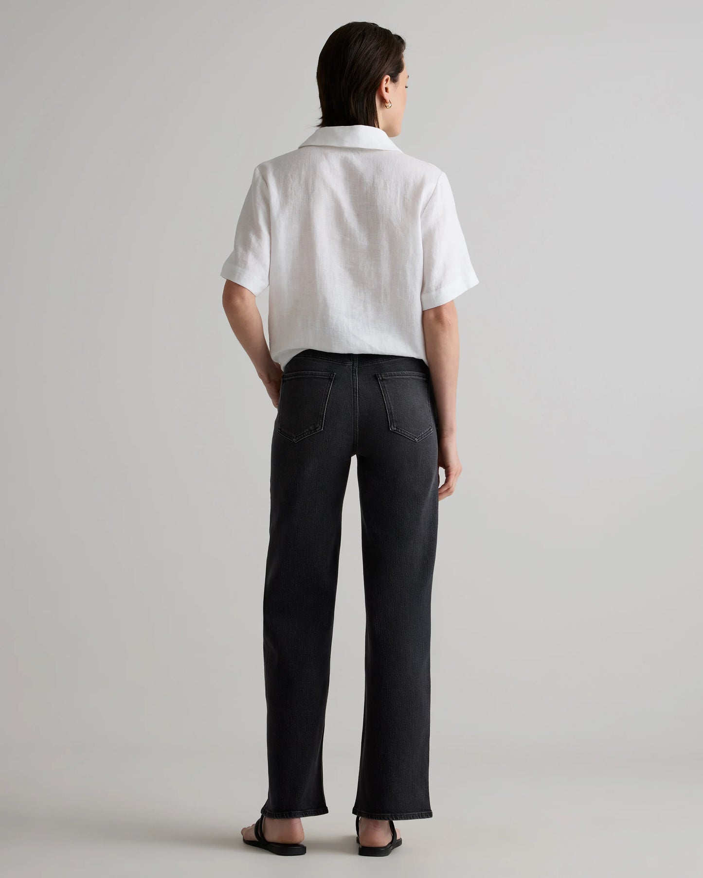 Bella Stretch Relaxed Straight Jeans - 24 / Atlantic Blue