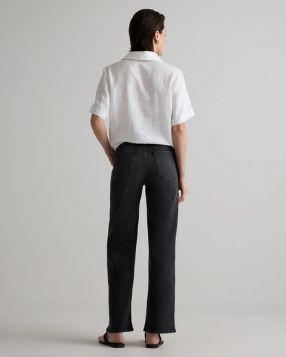 Bella Stretch Relaxed Straight Jeans - 24 / Atlantic Blue