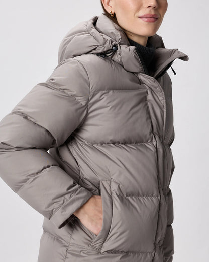 Responsible Down Long Puffer Jacket - XS / Black