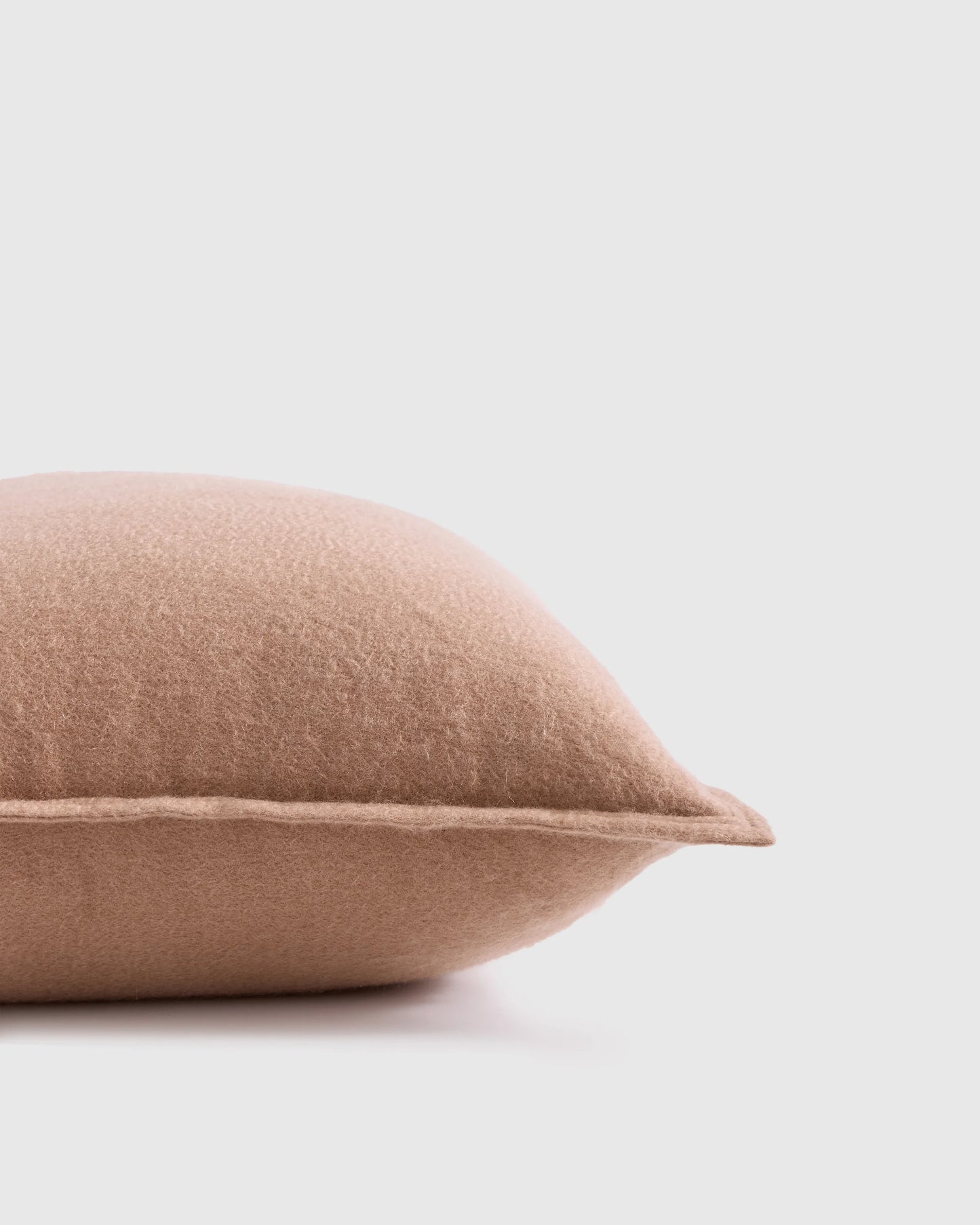 Solid Cashmere Pillow Cover - 20x20 / Camel