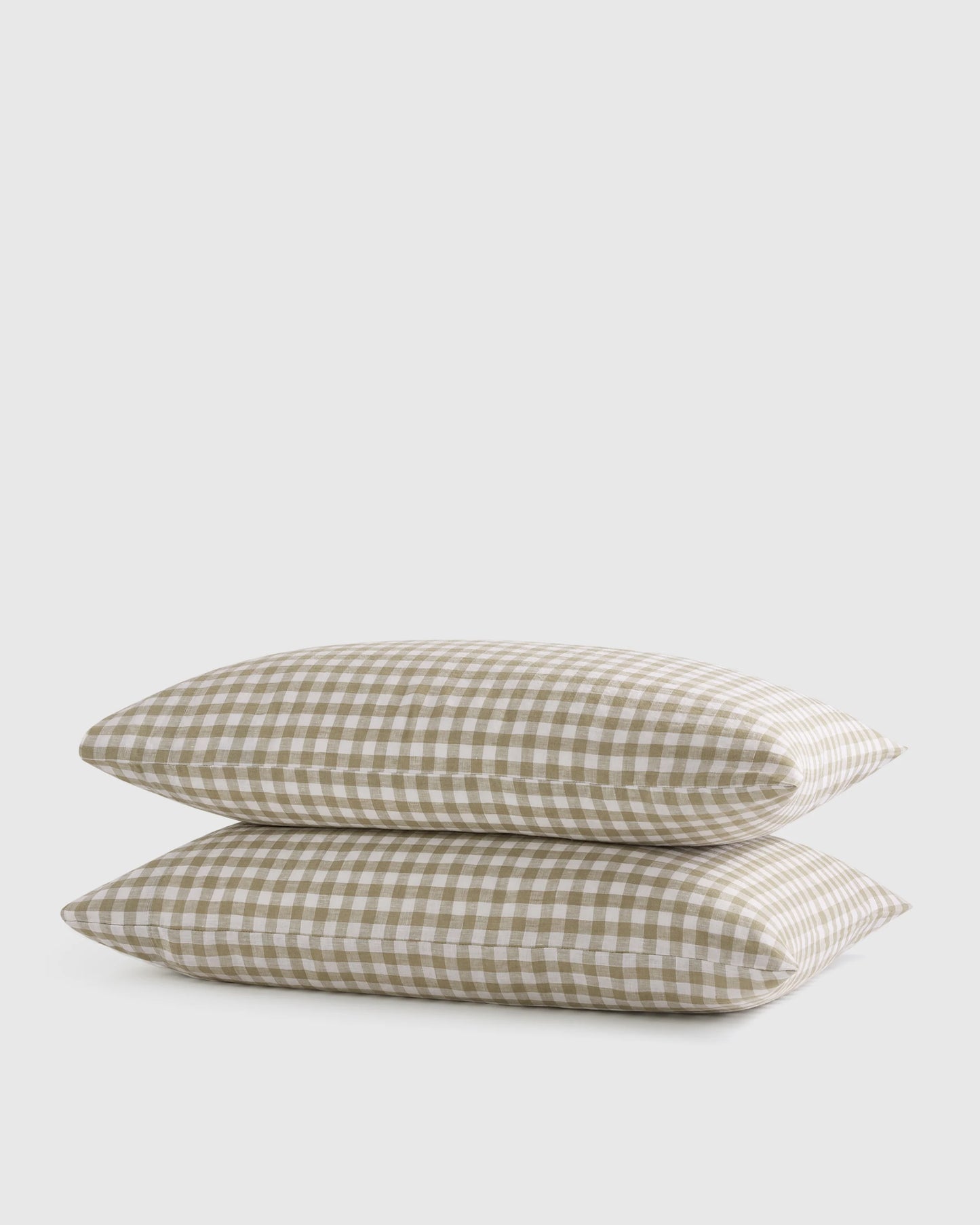 European Linen Pillowcase Set - Standard / White