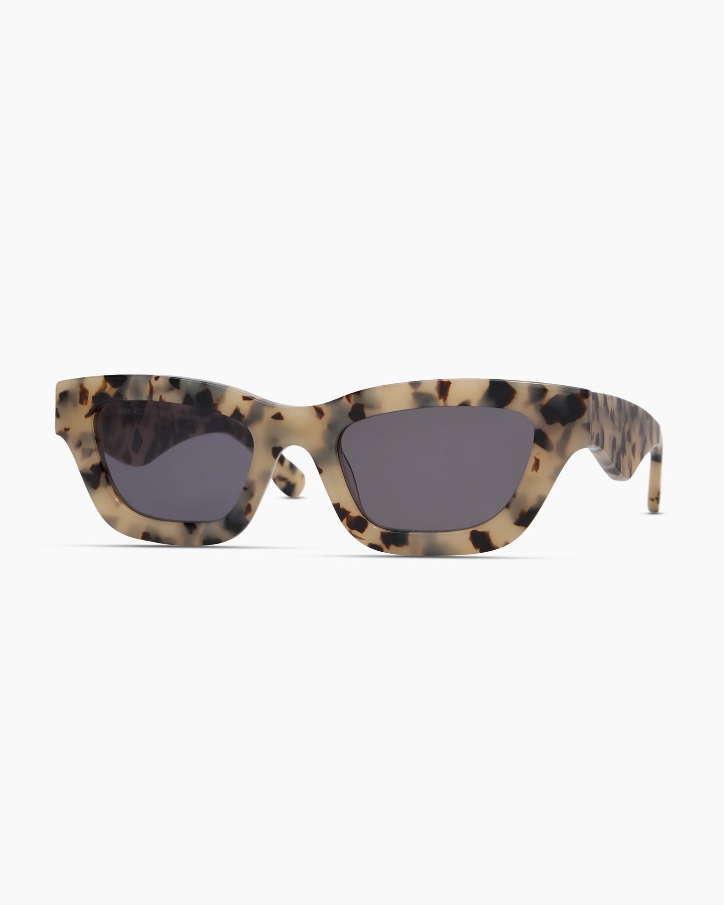 Jackie Polarized Acetate Sunglasses - One Size / Cream with Brown Lens