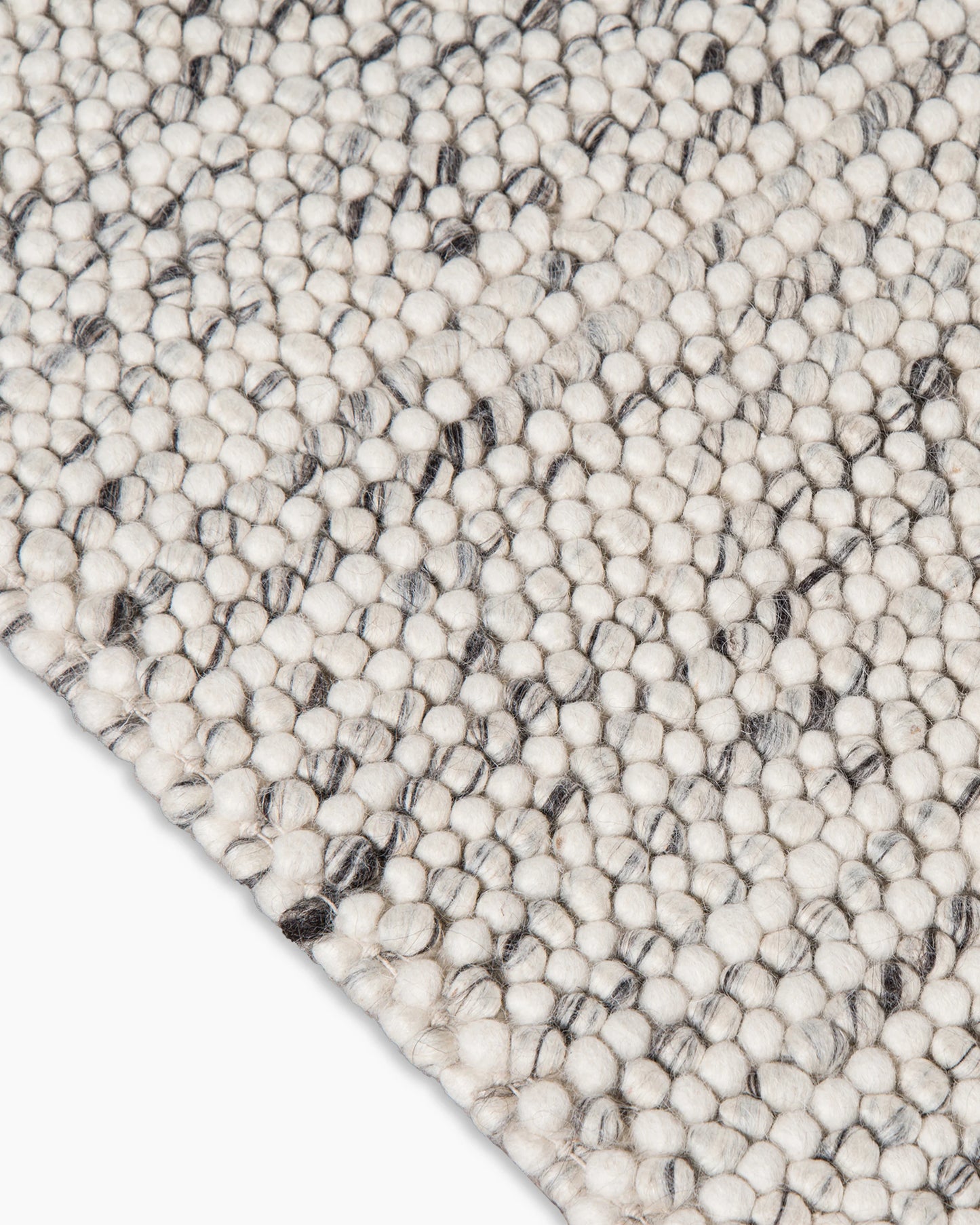 Tribeca Handwoven Wool Rug - 3' x 5' / Cream