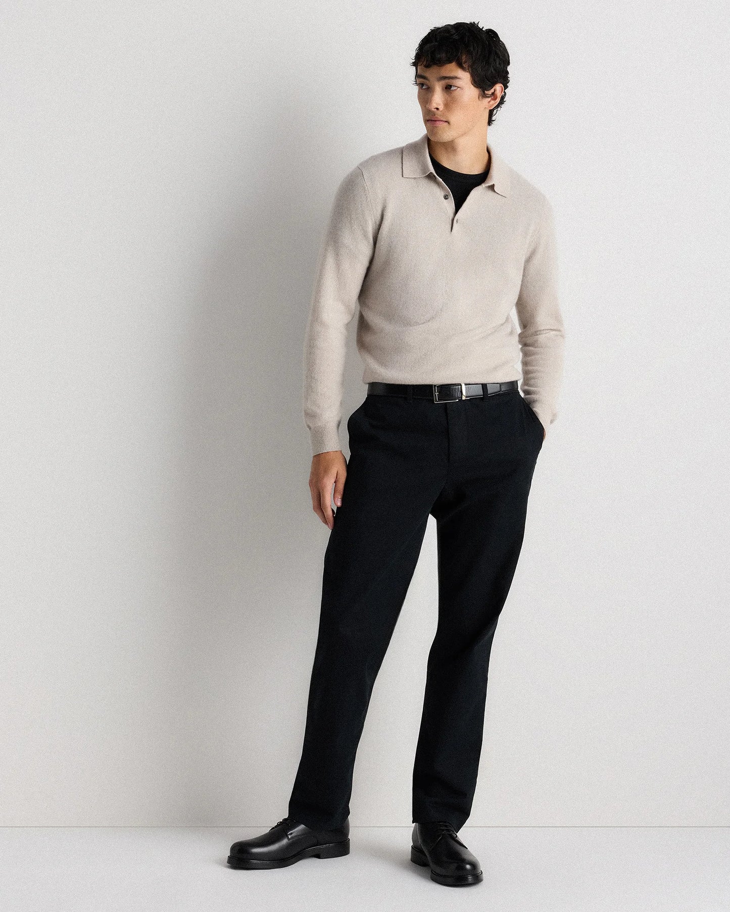Calfskin Leather Derby - 7 / Brandy