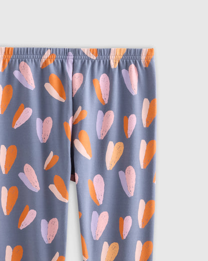 Organic Cotton Leggings - 2T / Red