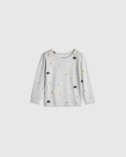 Bamboo Long Sleeve and Pant Pajama Set - 12-18M / Wildflower Dreams