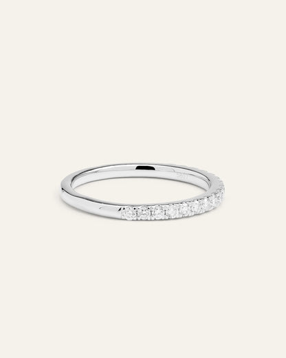 Lab Grown Diamond Pave Band - 4 / Yellow Gold
