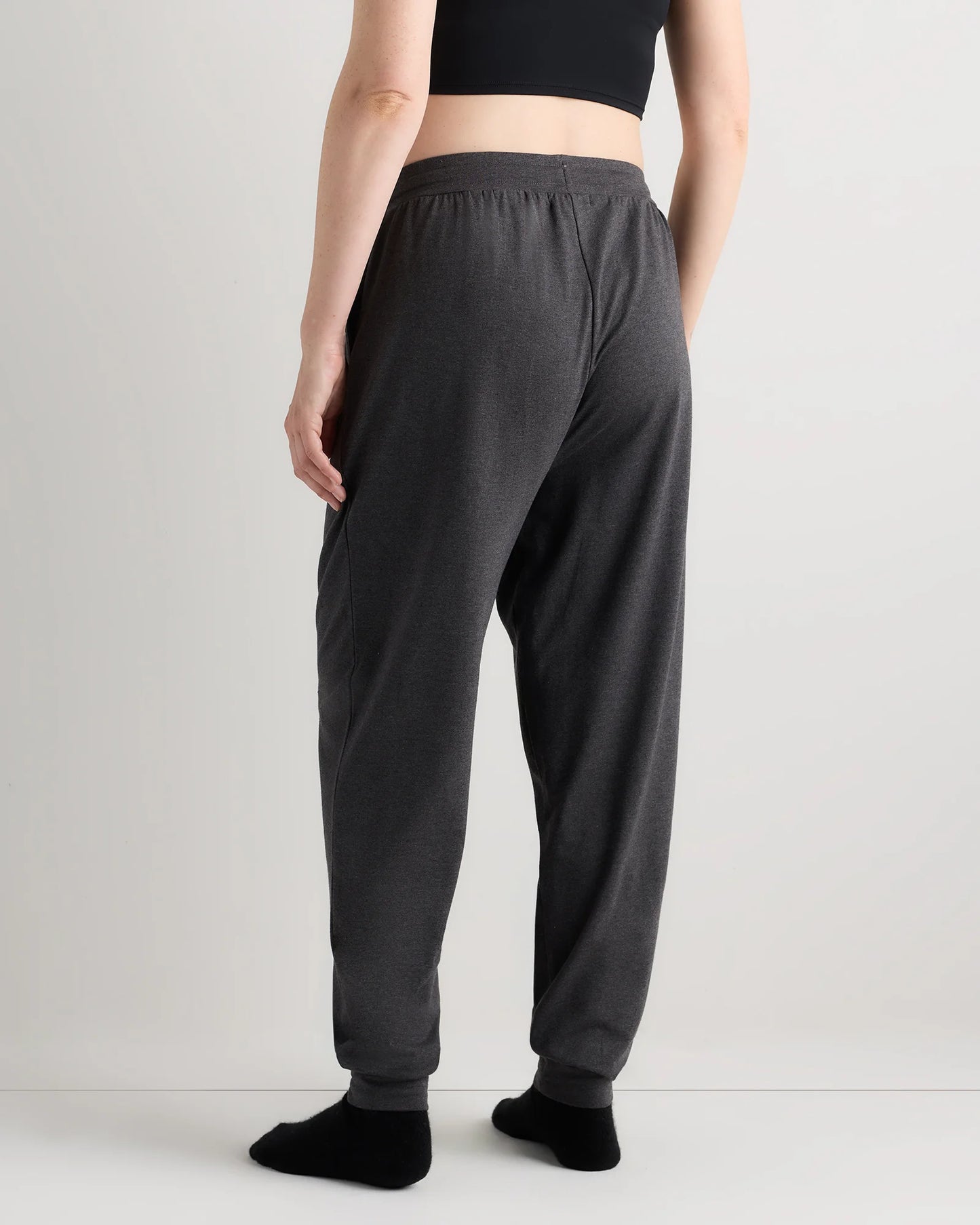 Dream Lounge Maternity Jogger - XS / Bold Black