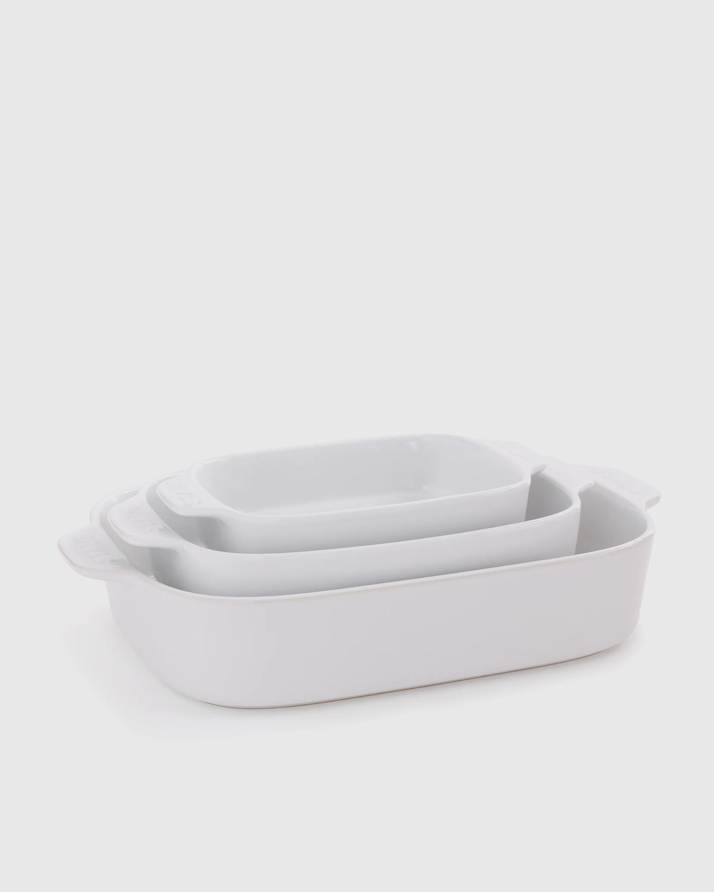 Stoneware Rectangular Baking Dishes, Set of 3 by STAUB - Set of 3 / Dune