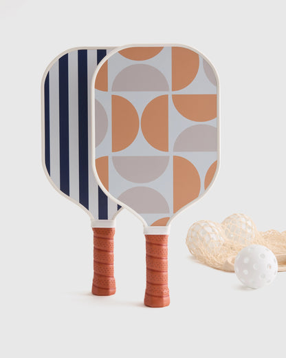 Two Paddle Pickleball Set - One Size / Sage/Cantaloupe