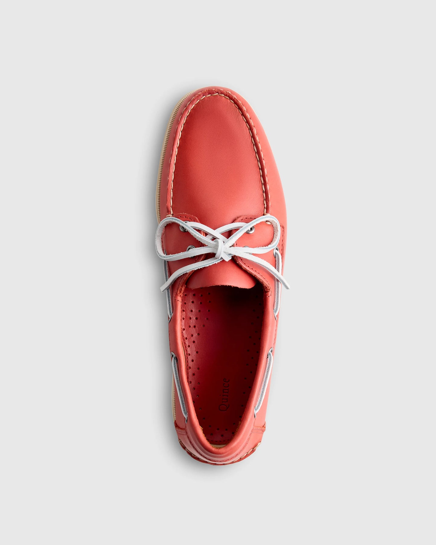 Water Resistant Leather Boat Shoe - 7 / Brunette