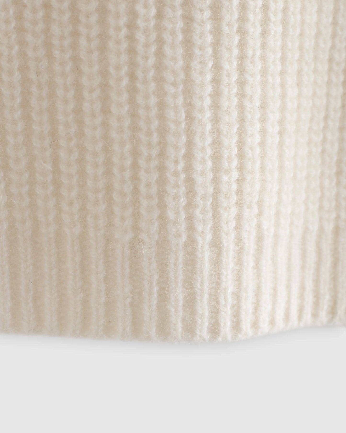 Washable Cashmere Fisherman Tunic Sweater - 6 / Oatmeal