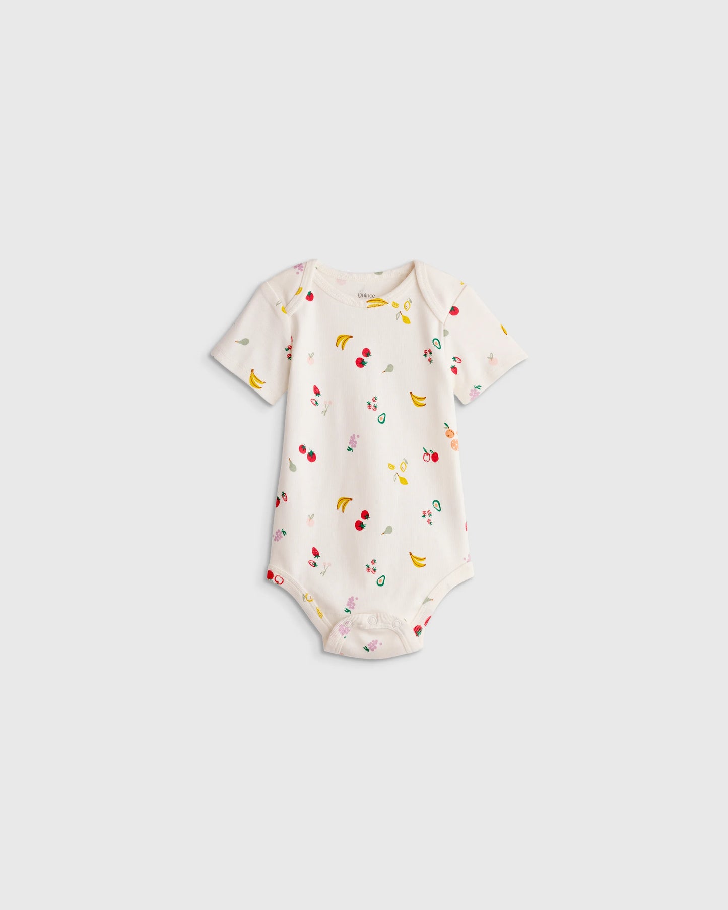 100% Organic Cotton Short Sleeve Bodysuit - 0-3M / Safari