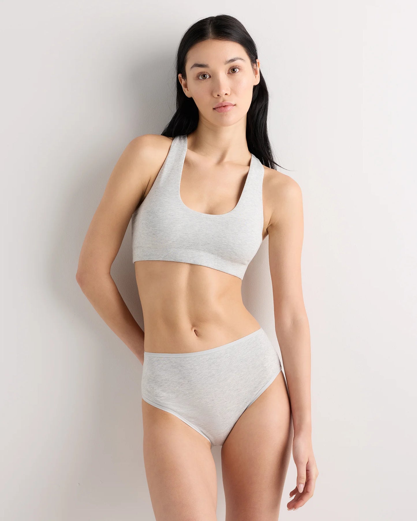 Organic Cotton Racerback Bralette (2-Pack) - XS / Black