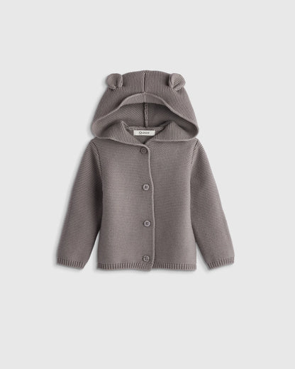 100% Organic Cotton Sweater Set - 0-3M / Ivory