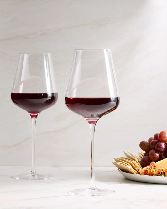 Mouth Blown Red Wine Glass (Set of 4) - One Size / No Color