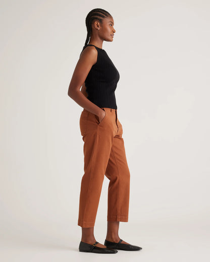 Cotton Cashmere Ribbed Tank - XS / Heather Oatmeal