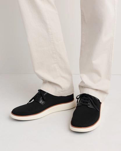 Engineered Knit Derby Sneaker - 7 / Black