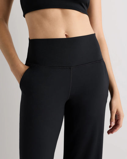 Ultra-Form High-Rise Wide Leg Pants - XS / Black