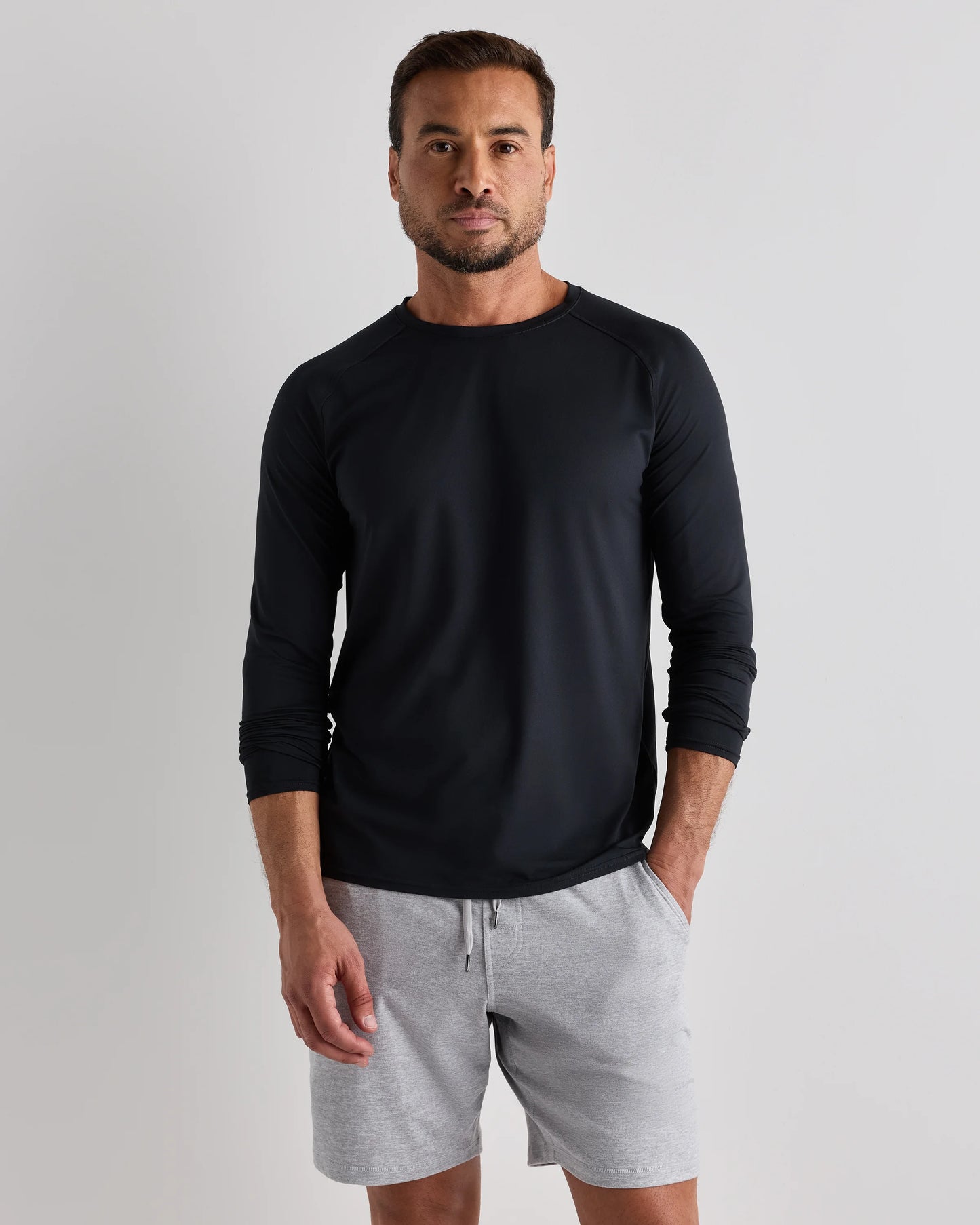Flowknit Breeze Performance Long Sleeve Tee - XS / Heather Grey