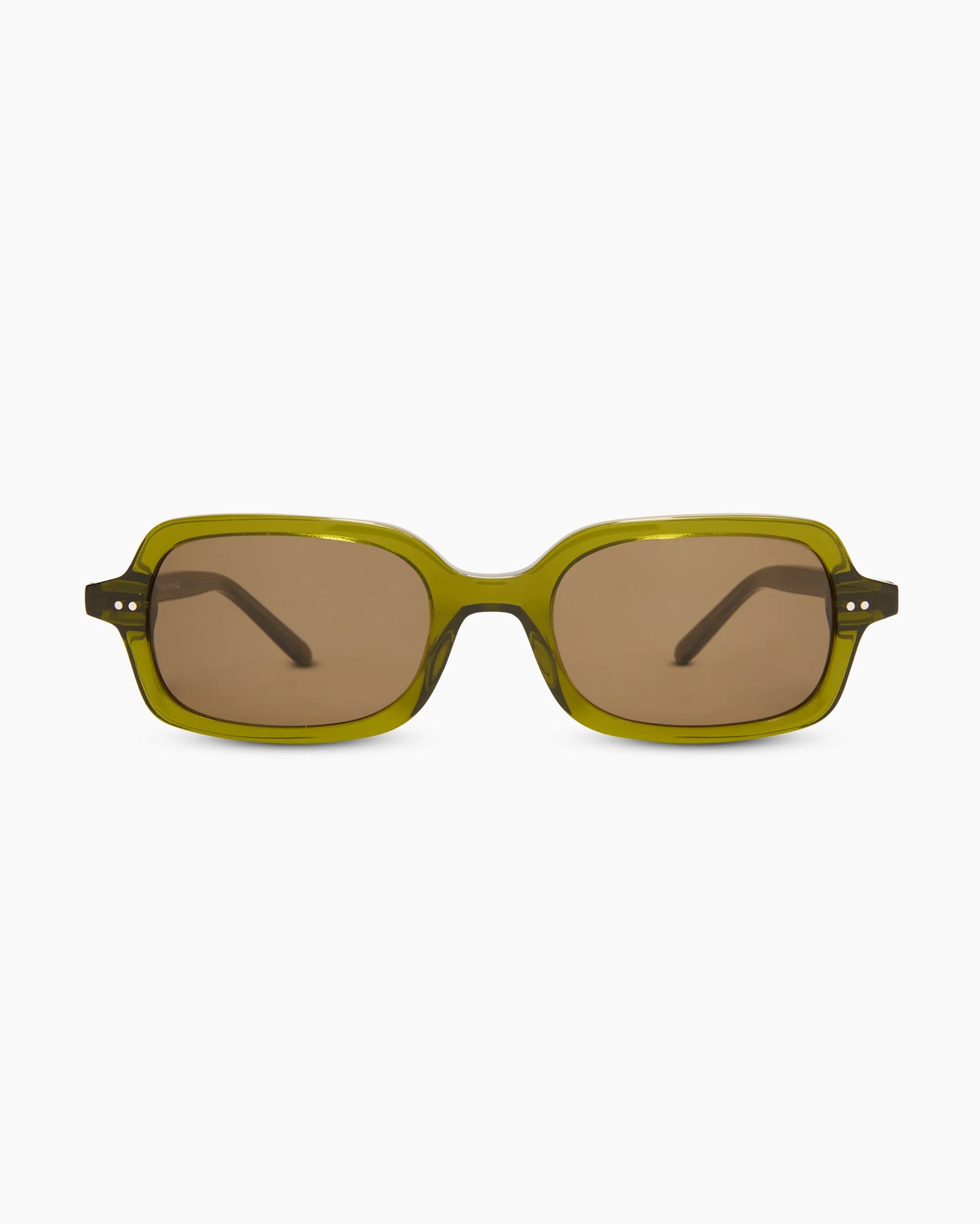 Santiago Polarized Acetate Sunglasses - One Size / Fawn Tortoise with Green lens