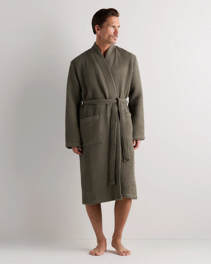 Organic Turkish Waffle Robe - XS / White